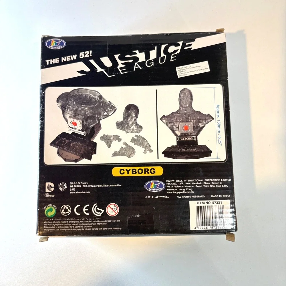 Happy Well DC Comics Justice League The New 52 Cyborg 3D Puzzle 72 Pcs 57231
